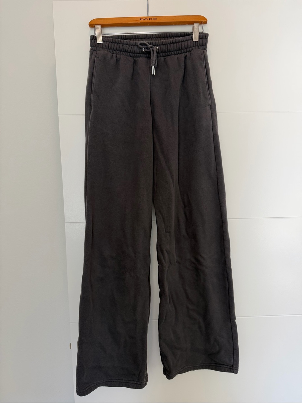 Abercrombie & Fitch High Rise Sunday Wide Leg Sweatpants LONG length - Picture 6 of 9